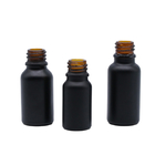 15ml 30ml Frosted Matte Black Boston Round Bottles With Dropper Caps