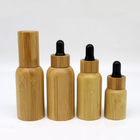 Wooden Lid Cosmetic Dropper Bottles Hot Stamping Glass Perfume Dropper