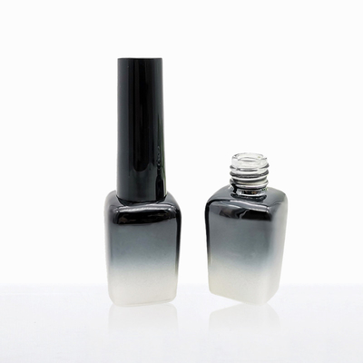 Warna Gradien Cat Kuku Botol Mini Bentuk Persegi 7ml 15 Ml Dengan Tutup Plastik